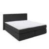 Boxspringbett Schwarz 200 X 200 Cm Mit LED Beleuchtung Vitalispa 1 Boxspringbett Schwarz 200 X 200 Cm Mit LED Beleuchtung Vitalispa -Vicco m346 01 ol