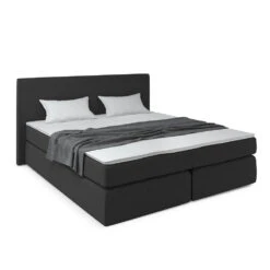 Boxspringbett Schwarz 200 X 200 Cm Mit LED Beleuchtung Vitalispa 15 Boxspringbett Schwarz 200 X 200 Cm Mit LED Beleuchtung Vitalispa -Vicco m346 07 ol