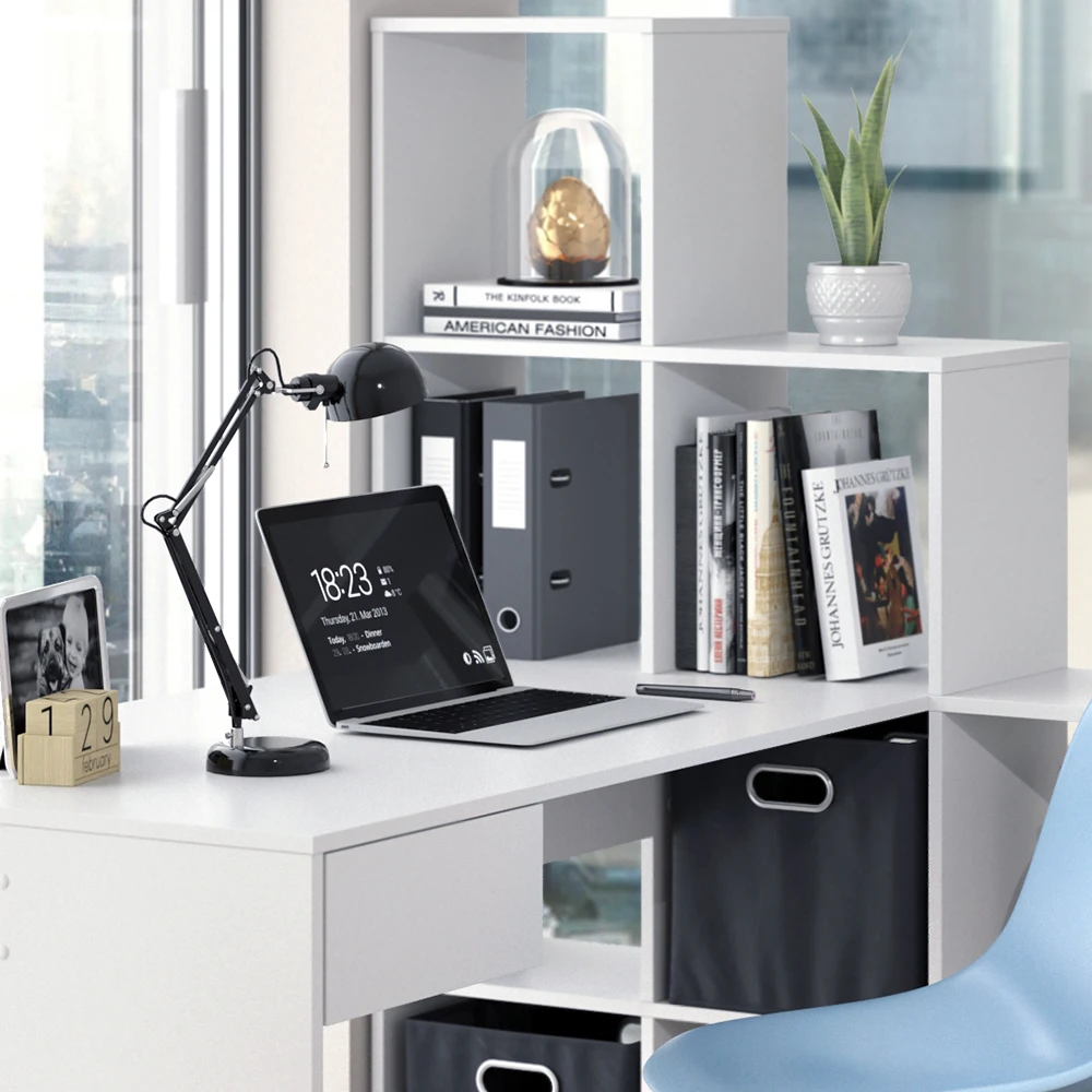 Eckschreibtisch "Sarah" Weiß 139 X 142 Cm Vicco 7 Eckschreibtisch "Sarah" Weiß 139 X 142 Cm Vicco – Bild 5