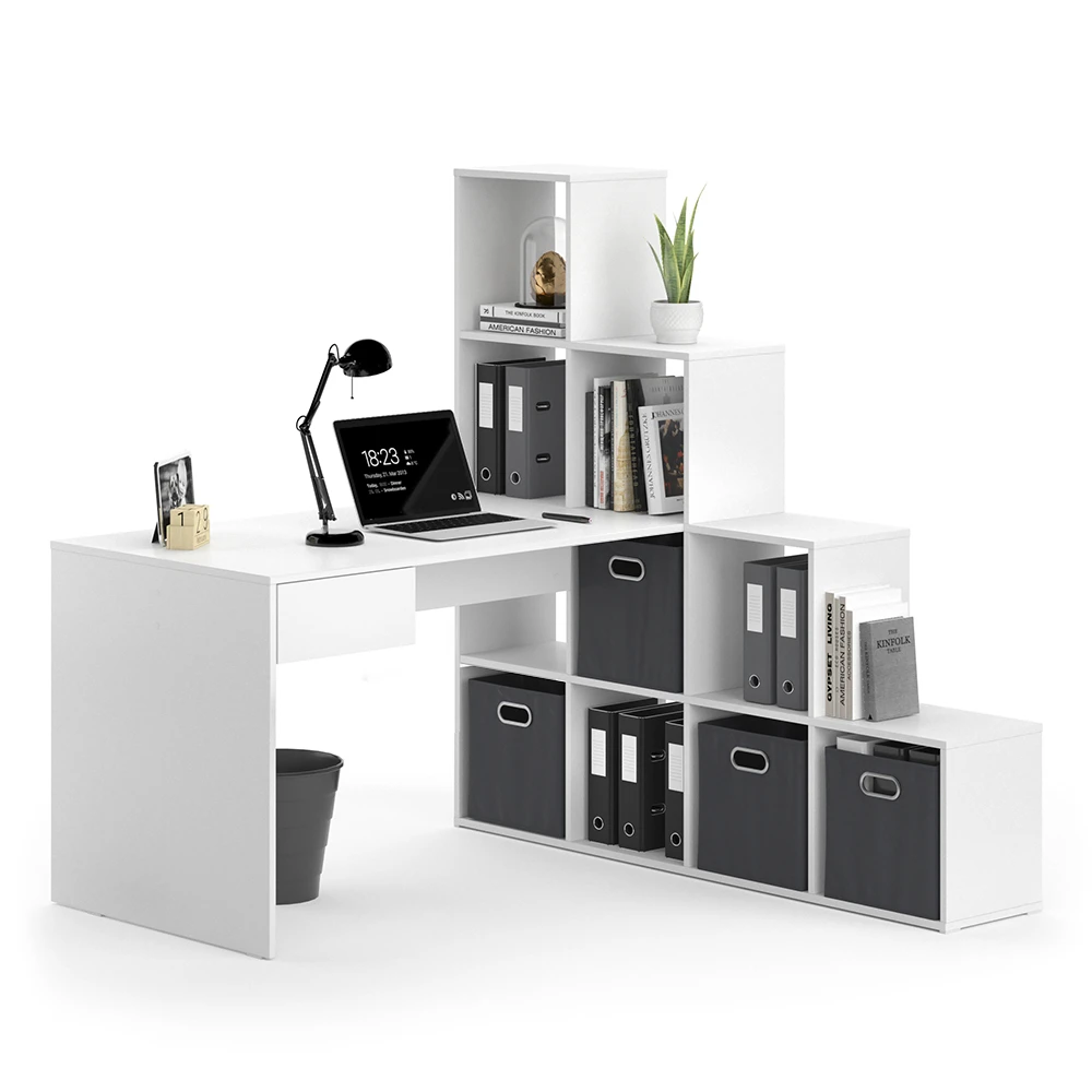 Eckschreibtisch "Sarah" Weiß 139 X 142 Cm Vicco 9 Eckschreibtisch "Sarah" Weiß 139 X 142 Cm Vicco – Bild 7