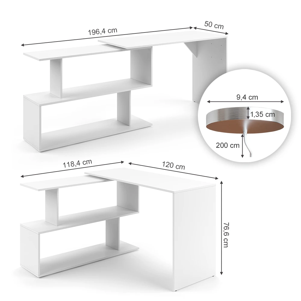 Eckschreibtisch , , X Cm, 5 Eckschreibtisch , , X Cm, – Bild 3