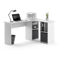 Eckschreibtisch "Carlo" Weiß 136 X 112 Cm Vicco -Vicco m3488 07 ol