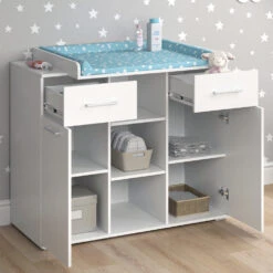 Wickelkommode "Leonie" Weiß 113 X 100 Cm Vicco 13 Wickelkommode "Leonie" Weiß 113 X 100 Cm Vicco -Vicco m3533 05 ol