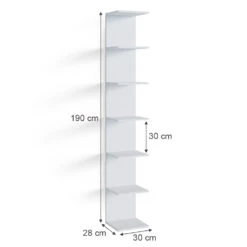 Wandregal "Paolo" Weiß Vicco -Vicco m3541 03 ol