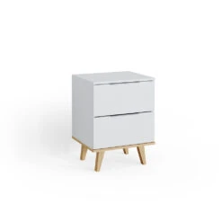 Sideboard "Nautica" Weiß/Sonoma 45 X 61 Cm Vicco