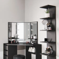 Wandregal "Paolo" Schwarz 30 X 190 Cm 2er Set Vicco 14 Wandregal "Paolo" Schwarz 30 X 190 Cm 2er Set Vicco -Vicco m3692 05 ol