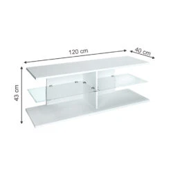 Lowboard "Lara" Weiß Vicco -Vicco m3717 03 ol