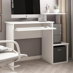 Schreibtisch "Karl" Weiß 106 X 40 Cm Vicco 13 Schreibtisch "Karl" Weiß 106 X 40 Cm Vicco -Vicco m3719 05 ol