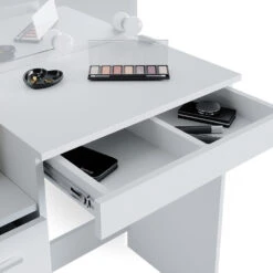 Schminktisch "Meryl" Weiß 80 Cm Mit Hocker Vicco -Vicco m3721 hw 06 ol