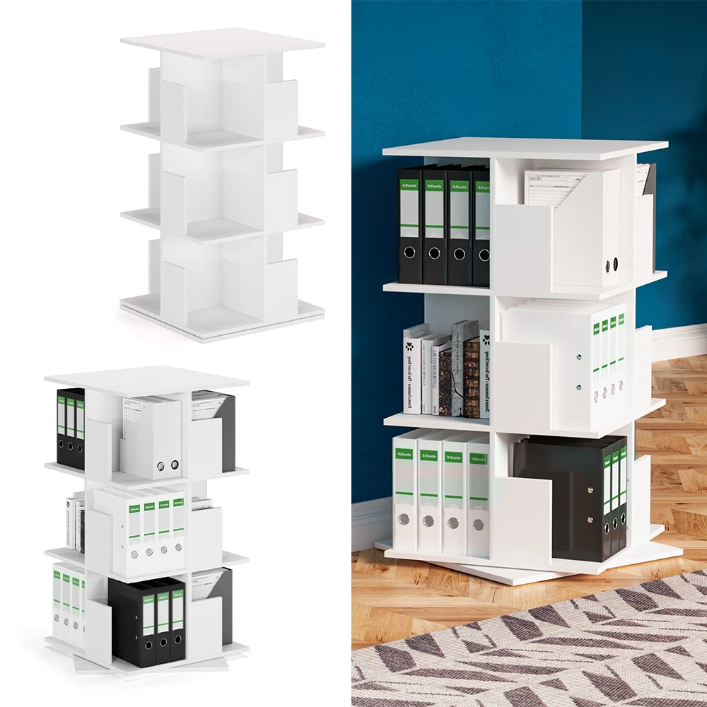 Bücherregal "Alfa" Weiß 60 X 111 Cm Vicco 4 Bücherregal "Alfa" Weiß 60 X 111 Cm Vicco – Bild 2