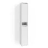 Badschrank "Ruben" Weiß 30 X 192.5 Cm Vicco -Vicco m3784 01 ol