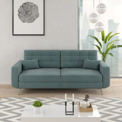 Sofa "York" Blau 230 Cm Vitalispa -Vicco m3789 04 ol
