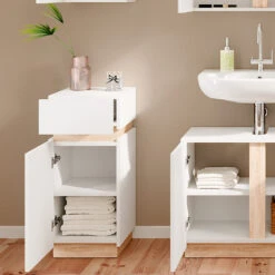 Midischrank "Gloria" Weiß/Sonoma Vicco 13 Midischrank "Gloria" Weiß/Sonoma Vicco -Vicco m3860 05 ol