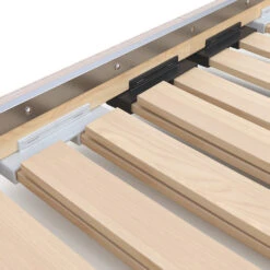 Lattenrost Weiß/Schwarz 90x200 Cm 2er Set, 28 Federholzleisten Vitalispa -Vicco m4038 2er 06 ol