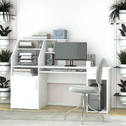 Schreibtisch "Edwin" Weiß 166 X 50.5 Cm Vicco -Vicco m4073 04 ol