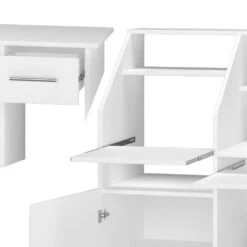 Schreibtisch "Edwin" Weiß 166 X 50.5 Cm Vicco -Vicco m4073 06 ol