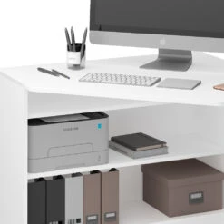 Eckschreibtisch "Alvaro" Weiß 94 X 94 Cm Vicco 14 Eckschreibtisch "Alvaro" Weiß 94 X 94 Cm Vicco -Vicco m4076 06 ol