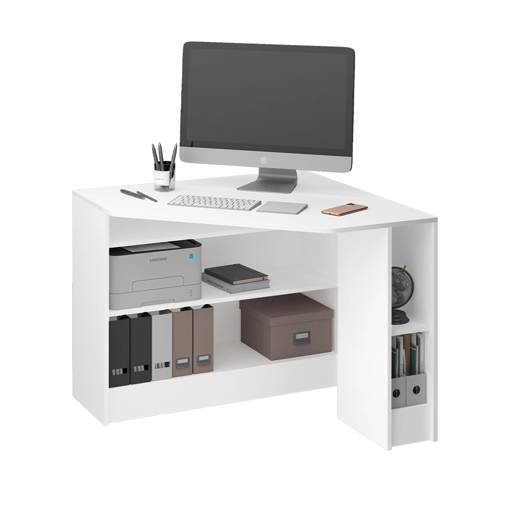 Eckschreibtisch "Alvaro" Weiß 94 X 94 Cm Vicco 9 Eckschreibtisch "Alvaro" Weiß 94 X 94 Cm Vicco – Bild 7