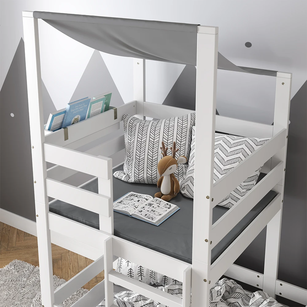 Hausbett "Tom" Weiß 90x200 Cm Vitalispa 7 Hausbett "Tom" Weiß 90x200 Cm Vitalispa – Bild 5