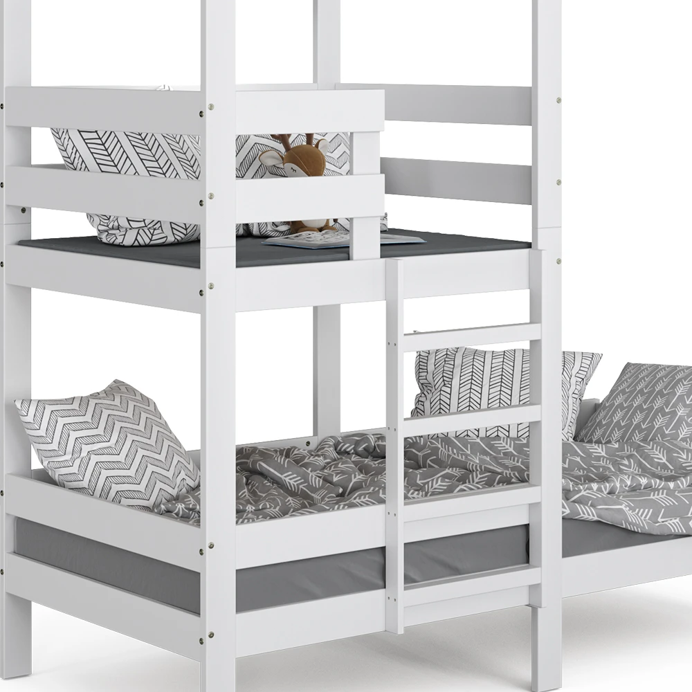 Hausbett "Tom" Weiß 90x200 Cm Vitalispa 8 Hausbett "Tom" Weiß 90x200 Cm Vitalispa – Bild 6