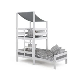 Hausbett "Tom" Weiß 90x200 Cm Vitalispa 15 Hausbett "Tom" Weiß 90x200 Cm Vitalispa -Vicco m4096 07 ol