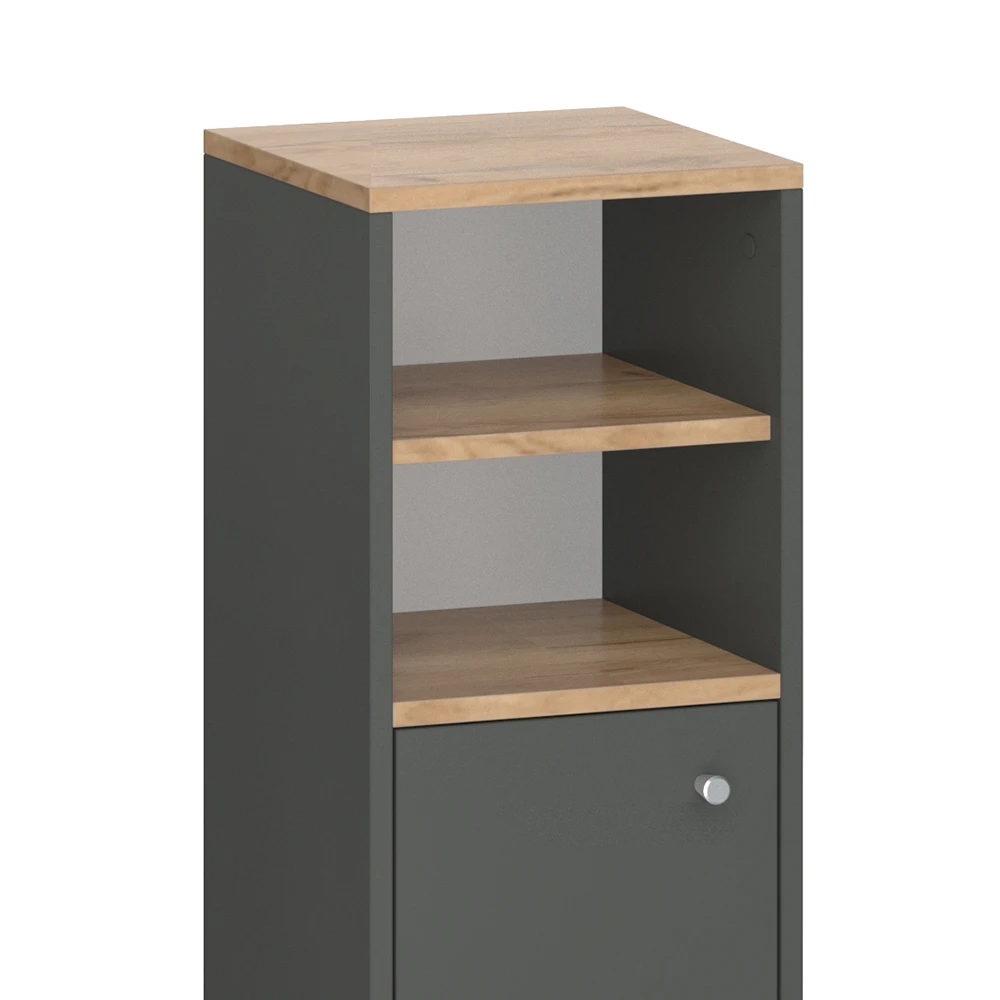 Midischrank "Senyo" Anthrazit/Goldkraft Eiche 30 X 95 Cm Vicco 8 Midischrank "Senyo" Anthrazit/Goldkraft Eiche 30 X 95 Cm Vicco – Bild 6