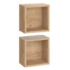 Badschrank "Senyo" Goldkraft Eiche 25 X 25 Cm 2er Set Vicco -Vicco m4121 01 ol