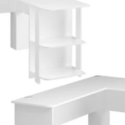 Vicco Eckschreibtisch "Nikita", Weiß, 140 X 140 Cm -Vicco m4137 06 ol