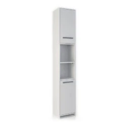 Badschrank "Kiko" Weiß 30 X 190 Cm Vicco