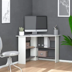 Eckschreibtisch "Arion" Weiß/Anthrazit 90 X 90 Cm Vicco -Vicco m4164 04 ol