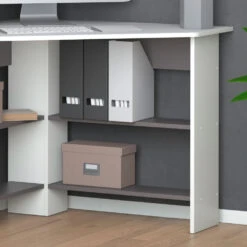 Eckschreibtisch "Arion" Weiß/Anthrazit 90 X 90 Cm Vicco -Vicco m4164 05 ol