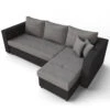 Sofa L Form Schwarz/Grau 224 X 144 Cm Vitalispa -Vicco m417 01 ol