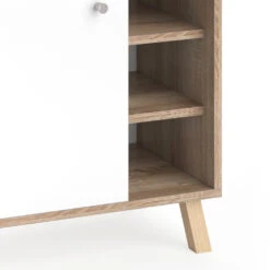 Badmöbel Set "Senyo" Weiß/Sonoma 3 Teile Vicco -Vicco m4186 06 ol