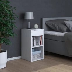 Nachttisch "Dany" Weiß 35 X 65 Cm Vicco -Vicco m4239 04 ol