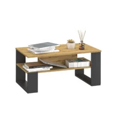 Couchtisch "Nemo" Anthrazit/Artisan-Eiche 90 X 40 Cm Vicco 15 Couchtisch "Nemo" Anthrazit/Artisan-Eiche 90 X 40 Cm Vicco -Vicco m4253 07 ol