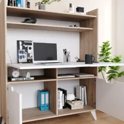 Sekretär Schreibtisch "Berdi" Sonoma/Weiß 110 X 45 Cm Vicco 14 Sekretär Schreibtisch "Berdi" Sonoma/Weiß 110 X 45 Cm Vicco -Vicco m4260 05 ol