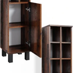 Midischrank "Fynn" Eiche Rustikal 30 X 130.6 Cm Große Tür Vicco 14 Midischrank "Fynn" Eiche Rustikal 30 X 130.6 Cm Große Tür Vicco -Vicco m4267 06 ol