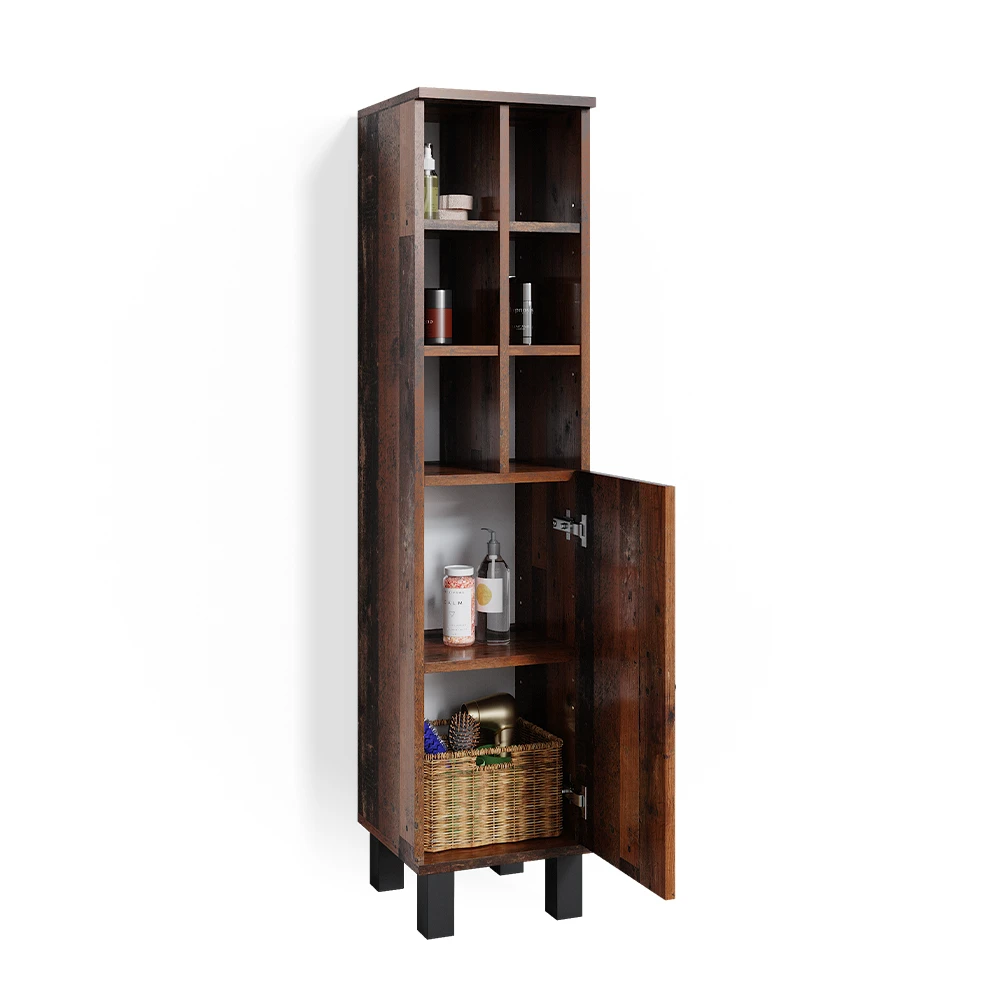 Midischrank "Fynn" Eiche Rustikal 30 X 130.6 Cm Große Tür Vicco 9 Midischrank "Fynn" Eiche Rustikal 30 X 130.6 Cm Große Tür Vicco – Bild 7