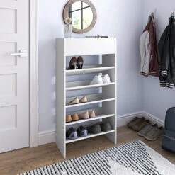 Schuhschrank "Delin" Weiß 60 X 116 Cm Vicco -Vicco m4277 04 ol