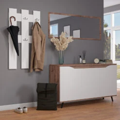 Wandgarderobe "Grande" Weiß 65 X 115 Cm Vicco -Vicco m4278 04 ol