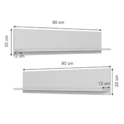 Wandregal "Dilara" Weiß 90 X 20 Cm Vicco 11 Wandregal "Dilara" Weiß 90 X 20 Cm Vicco -Vicco m4279 03 ol