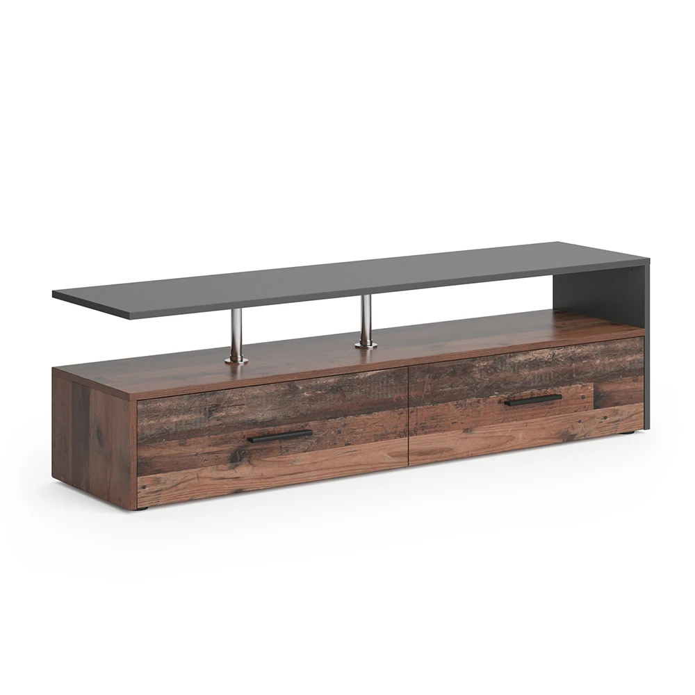 Lowboard "Amato" Antikholz 140 X 41.6 Cm Vicco 3 Lowboard "Amato" Antikholz 140 X 41.6 Cm Vicco