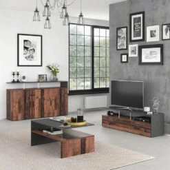 Lowboard "Amato" Antikholz 140 X 41.6 Cm Vicco 13 Lowboard "Amato" Antikholz 140 X 41.6 Cm Vicco -Vicco m4281 04 ol