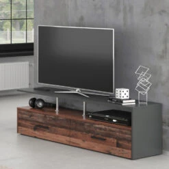 Lowboard "Amato" Antikholz 140 X 41.6 Cm Vicco 14 Lowboard "Amato" Antikholz 140 X 41.6 Cm Vicco -Vicco m4281 05 ol