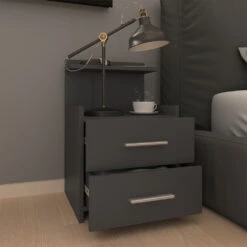 Nachttisch "Alpin" Anthrazit 40 X 62 Cm Vicco -Vicco m4339 05 ol