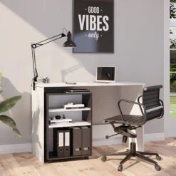 Rollcontainer Anthrazit/Weiß 59 X 53 Cm Vicco -Vicco m4362 04 ol