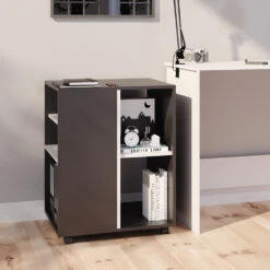 Rollcontainer Anthrazit/Weiß 59 X 53 Cm Vicco -Vicco m4362 05 ol