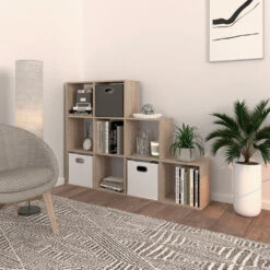 Treppenregal Sonoma 142.2 X 107.8 Cm Vicco -Vicco m4372 04 ol