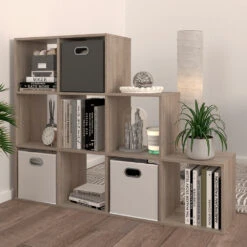 Treppenregal Sonoma 142.2 X 107.8 Cm Vicco -Vicco m4372 05 ol