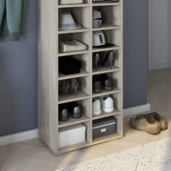 Schuhschrank "Paris" Sonoma 52.4 X 183 Cm 22 Fächer Vicco -Vicco m4379 05 ol